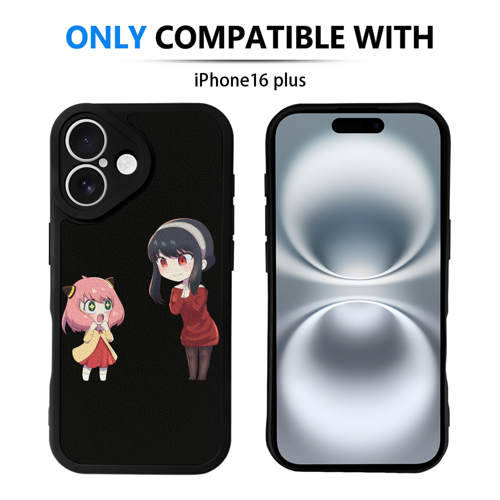 （画像用） SPY×FAMILY间谍家家酒 【iPhone 16シリーズ対応】シリコンスマホケース（レザー調） 材質：シリコン